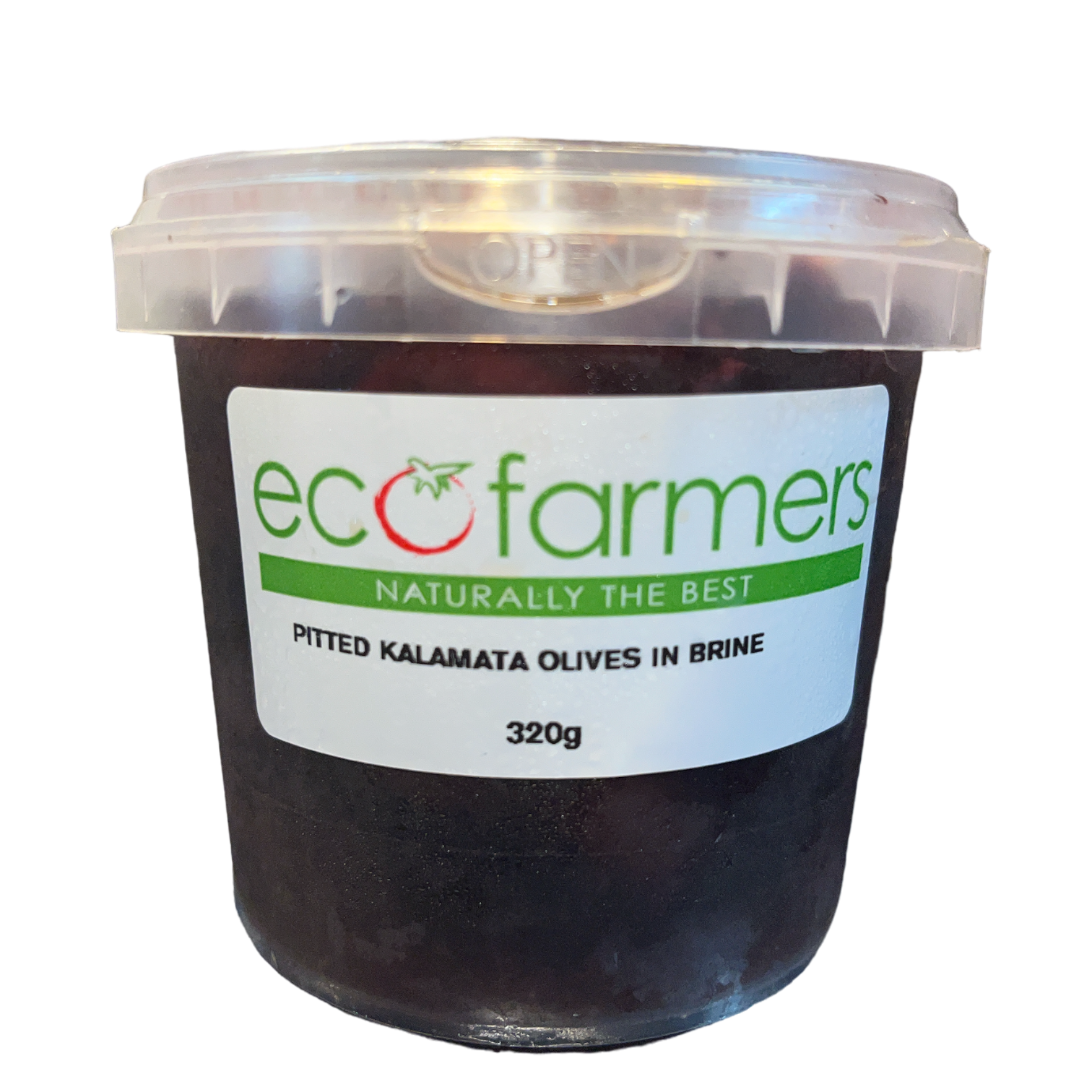 Eco Farmers Pitted Kalamata Olives in Brine 320g