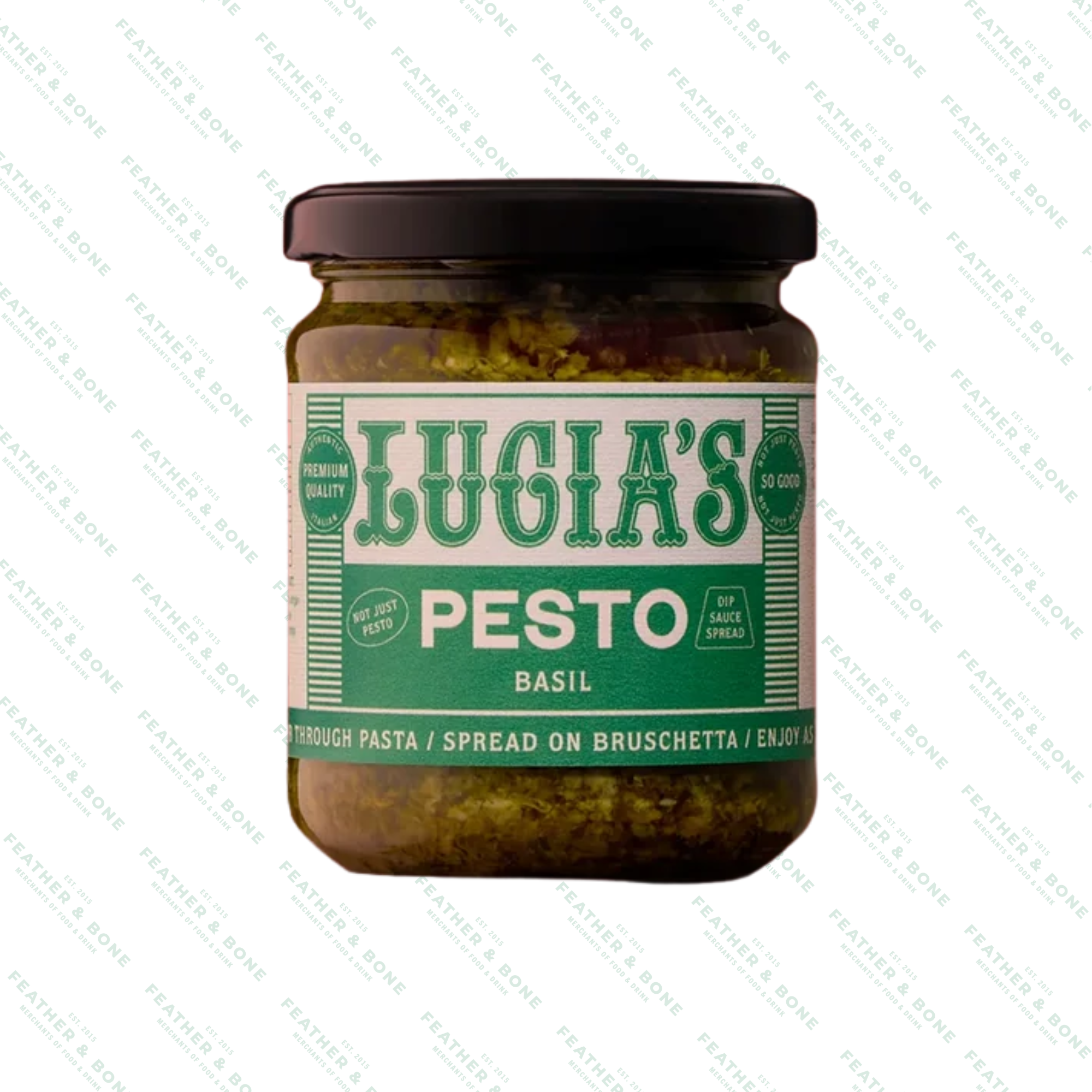 Lucia's Basil Pesto 190g
