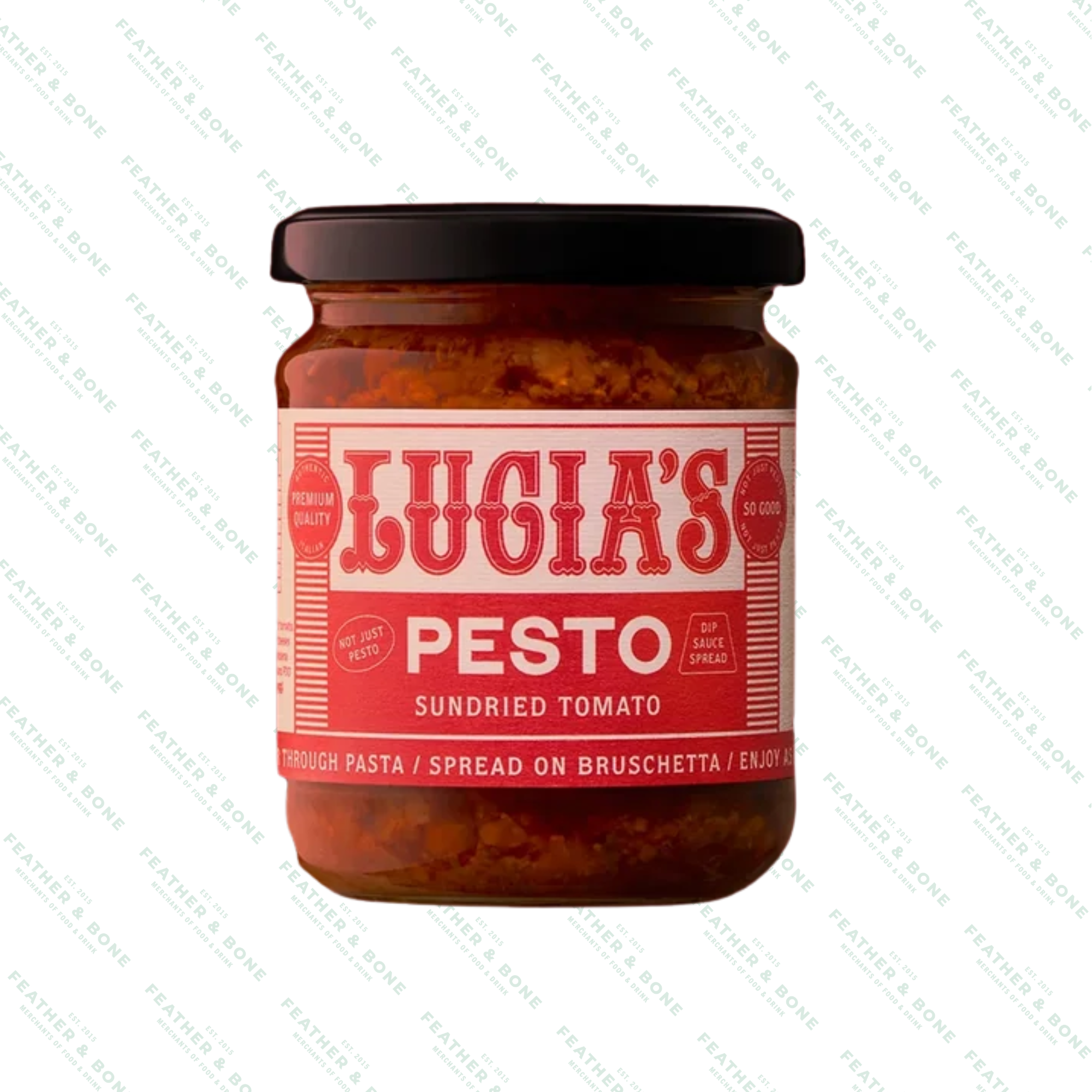 Lucia's Sundried Tomato Pesto 190g