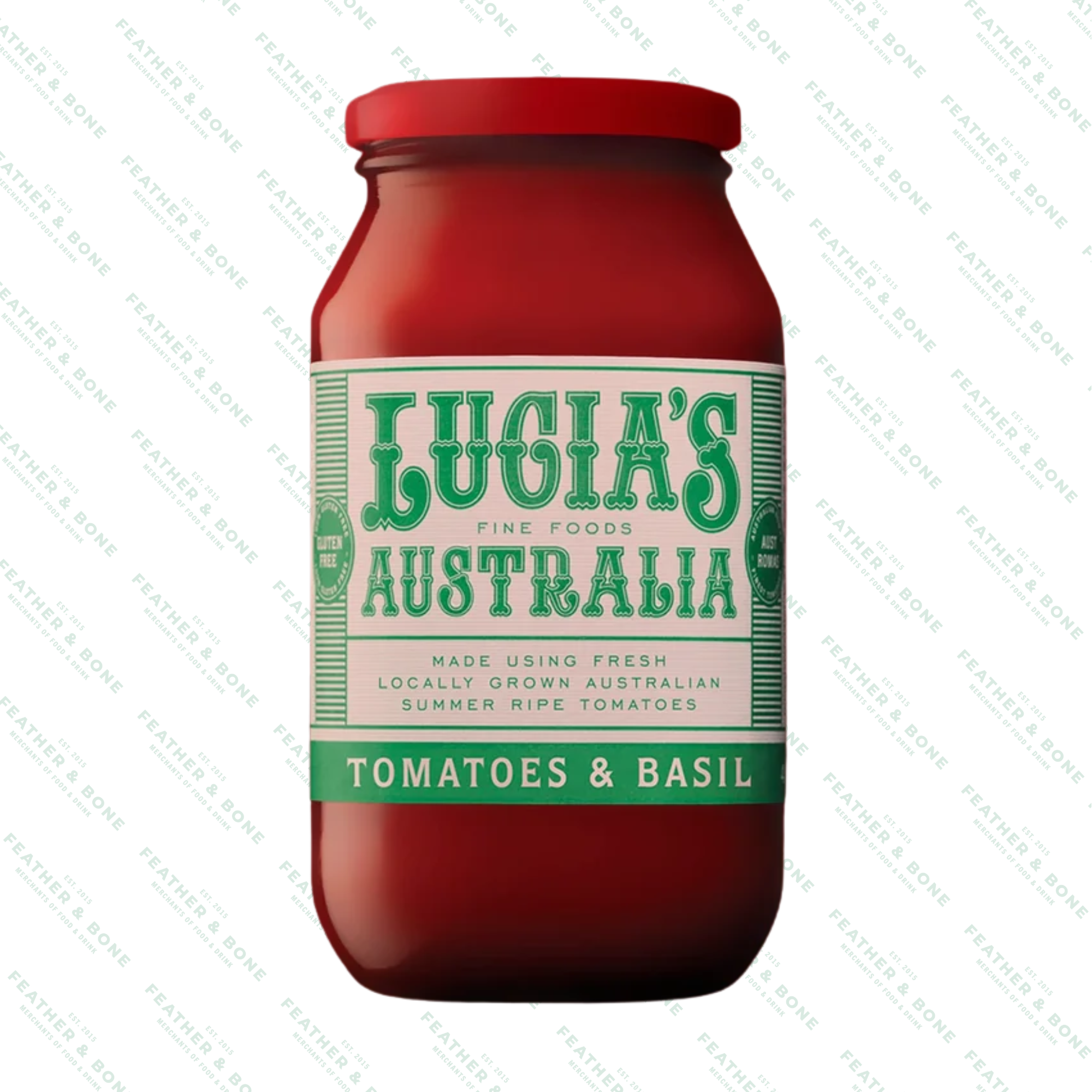Lucia's Tomatoes & Basil 500g