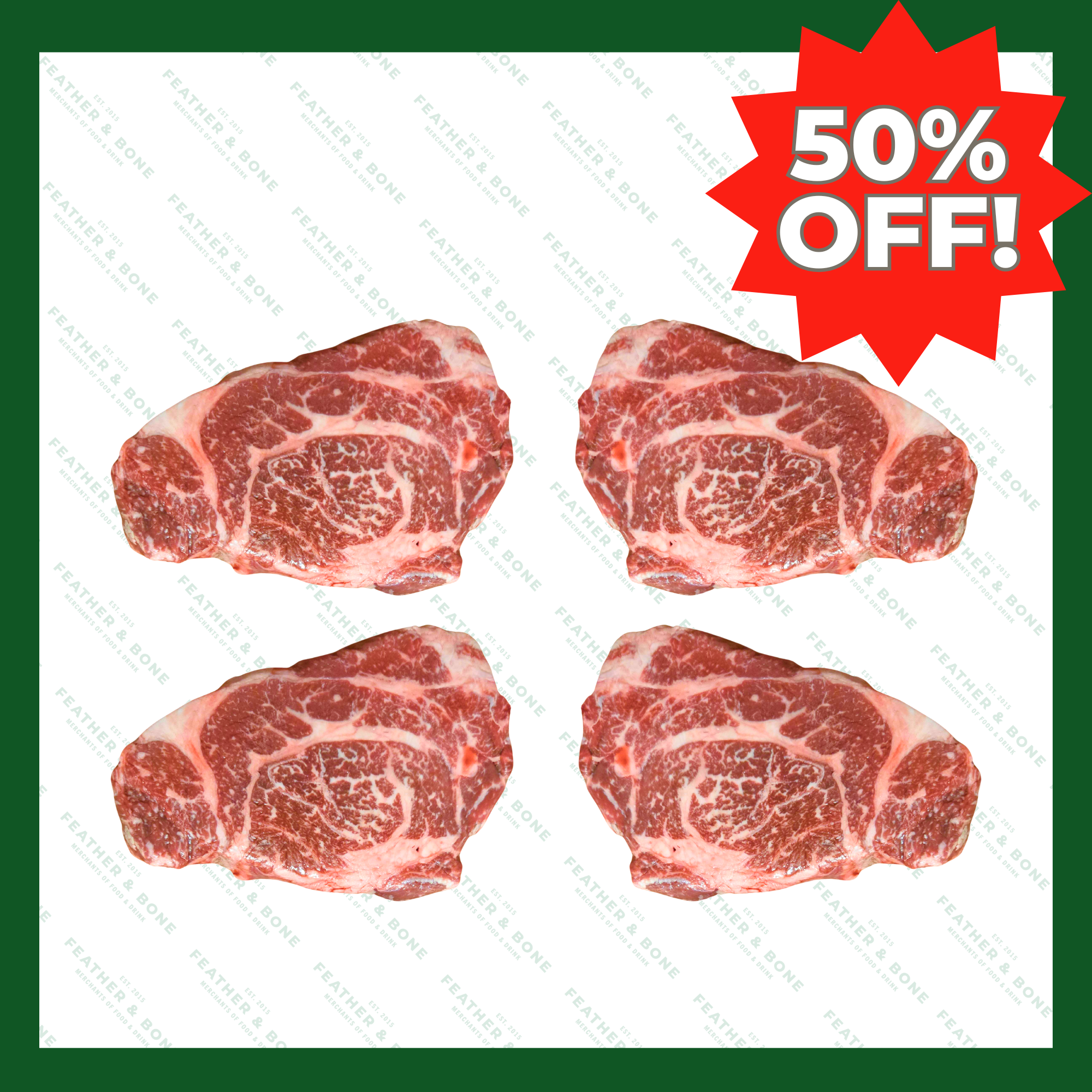 Australian Wagyu Chuck Eye M9 (Frozen) 280-300g x 6