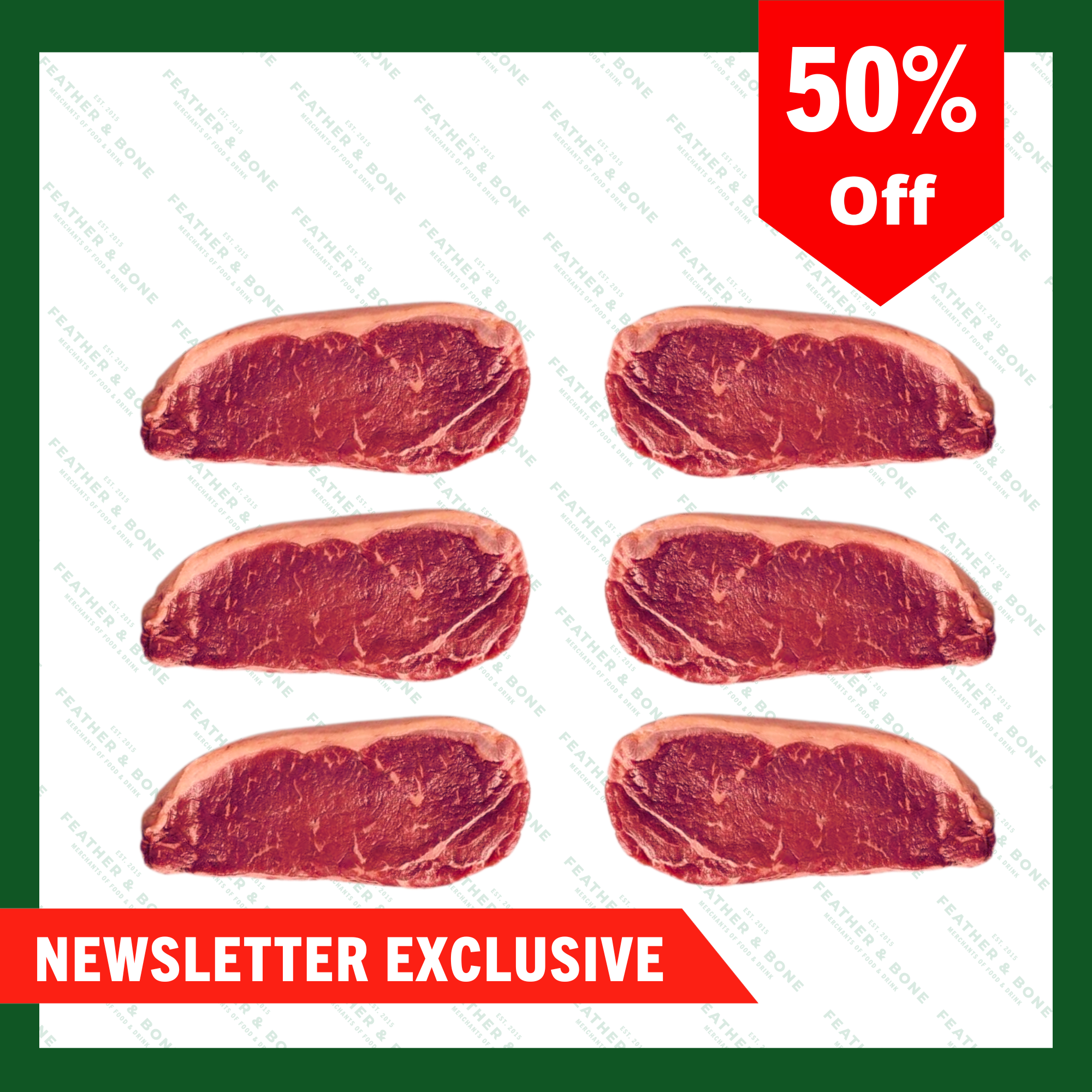 Australian Grass Fed Sirloin 250g X 6 (Chilled) (ONLINE EXCLUSIVE)