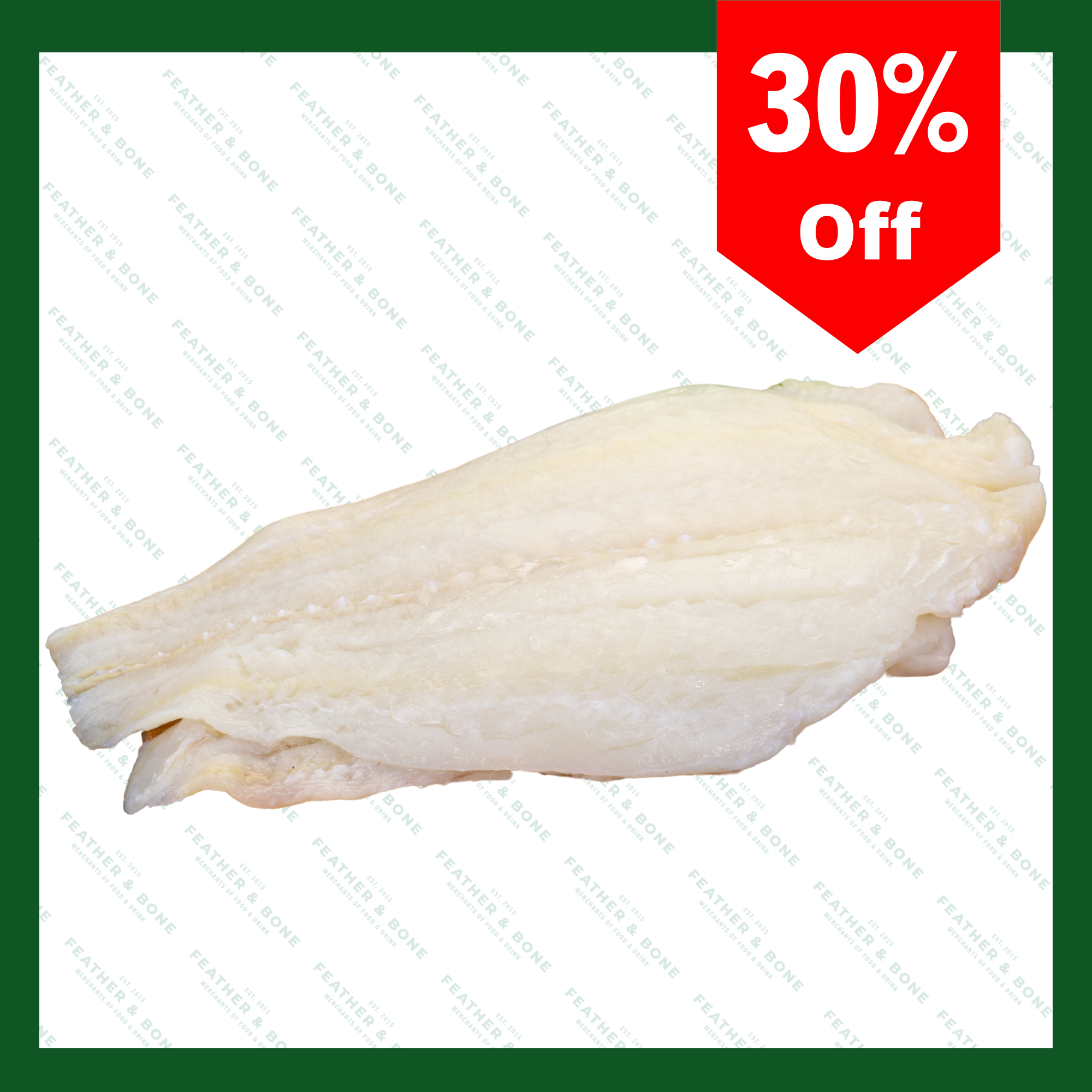 Norweigian Halibut Side 800-1kg x 4 (Frozen) (Online Exclusive)
