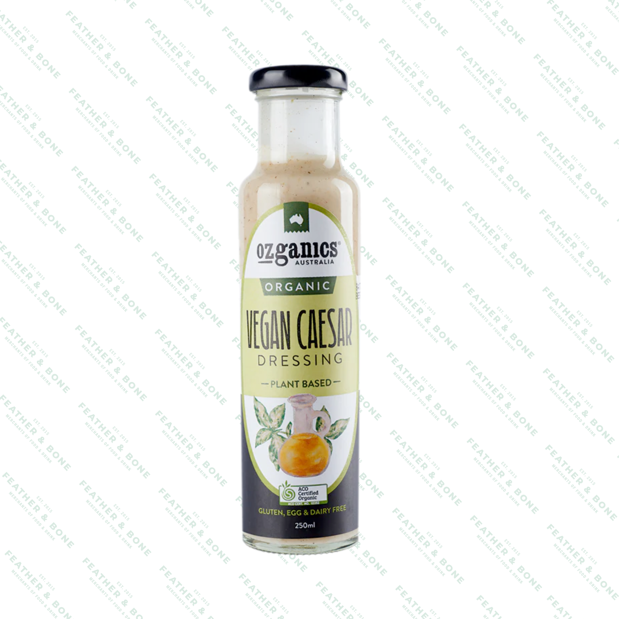 OZGANICS, organic vegan caesar dressing 250ML