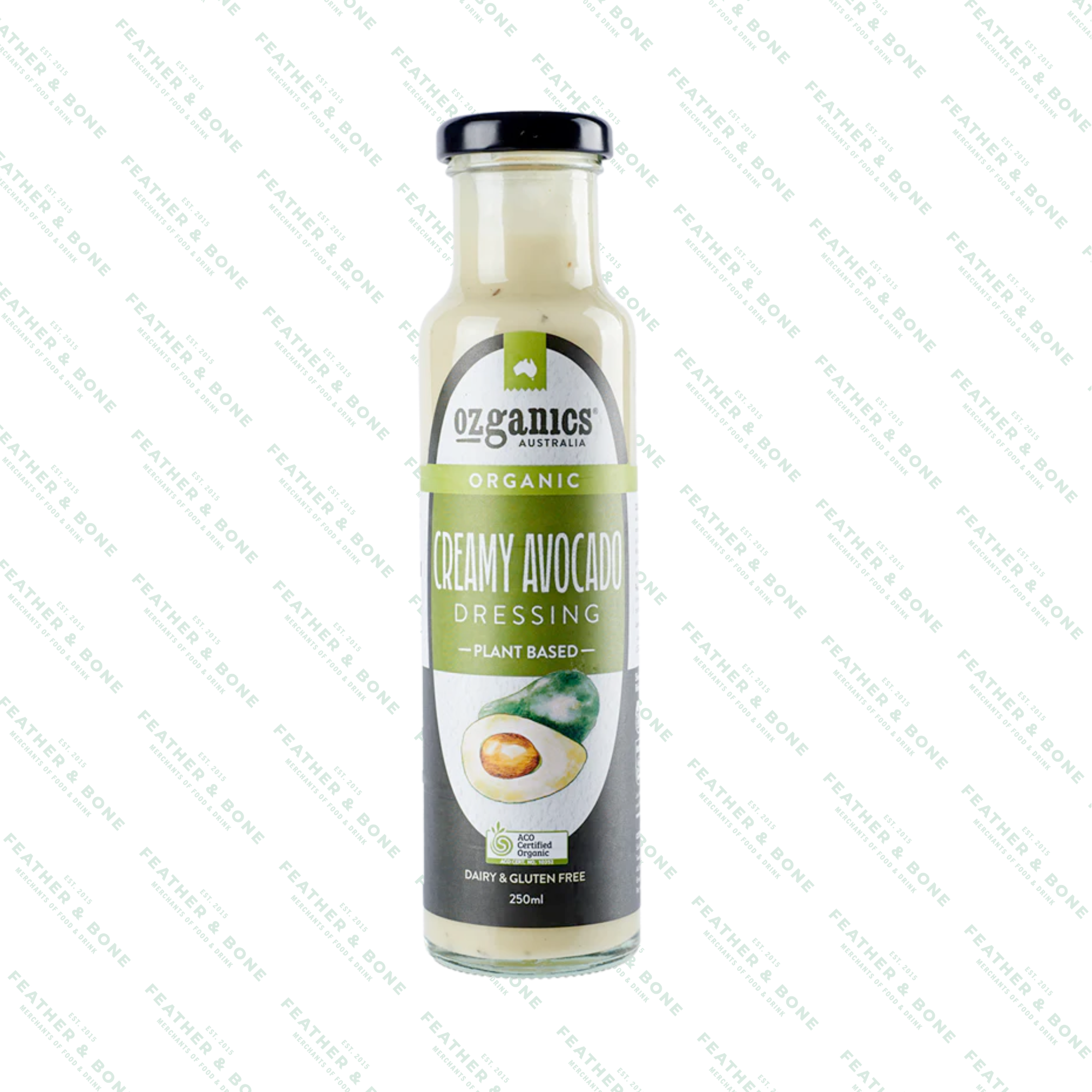 OZGANICS, organic avocado dressing 250ML