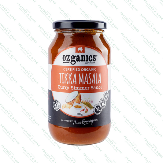 OZGANICS, organic tikka masala sauce 500ML