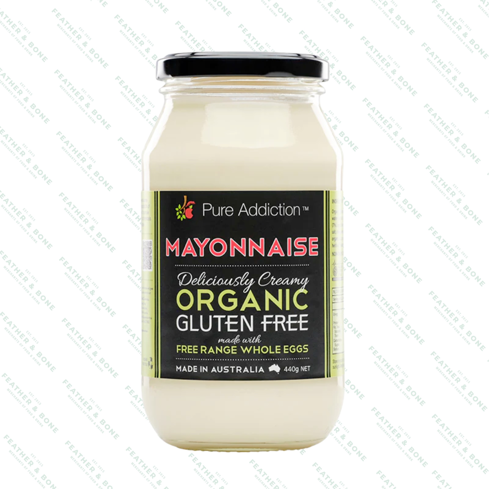 OZGANICS, pure addiction organic egg mayonnaise 440G