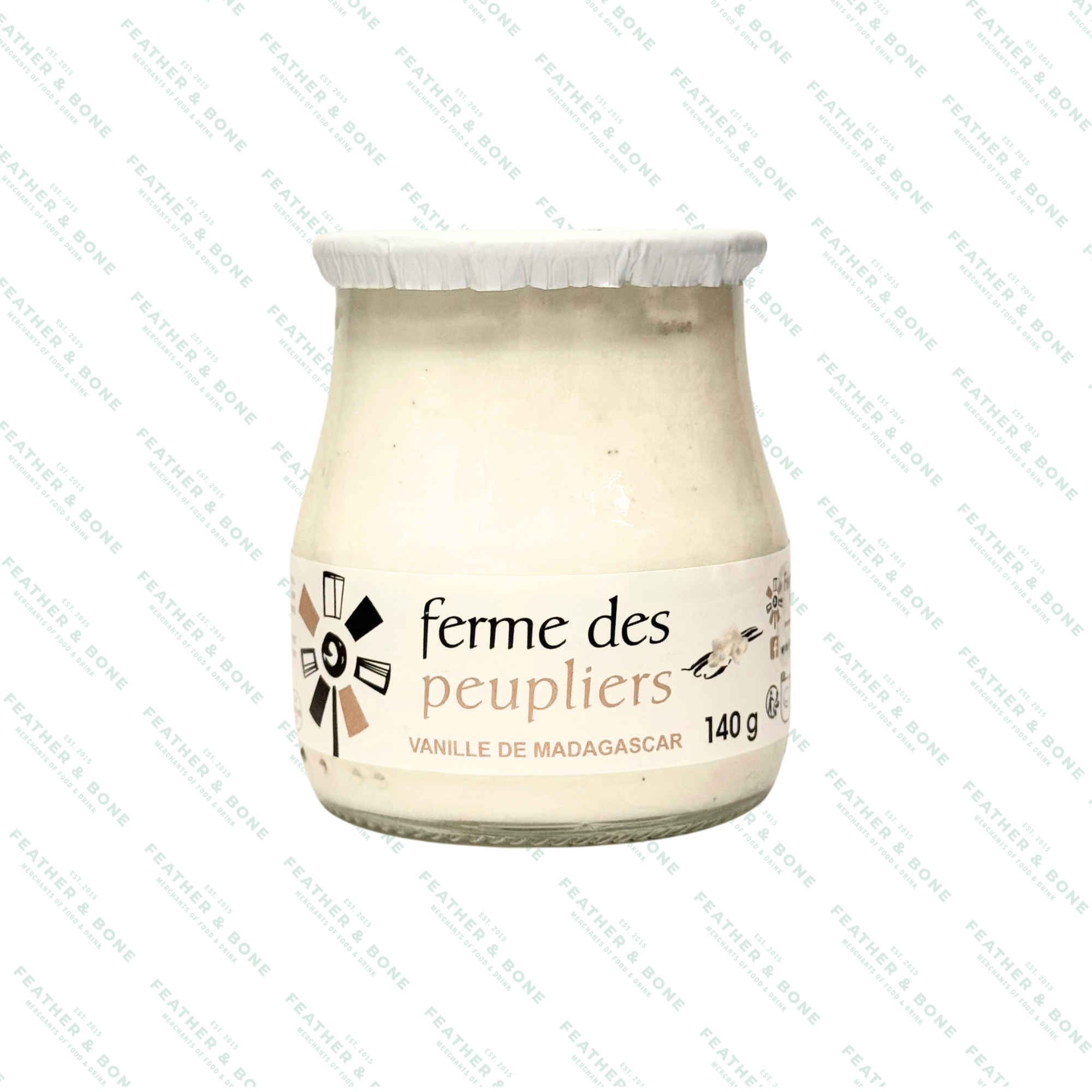 PEUPLIERS, vanilla yoghurt 140G