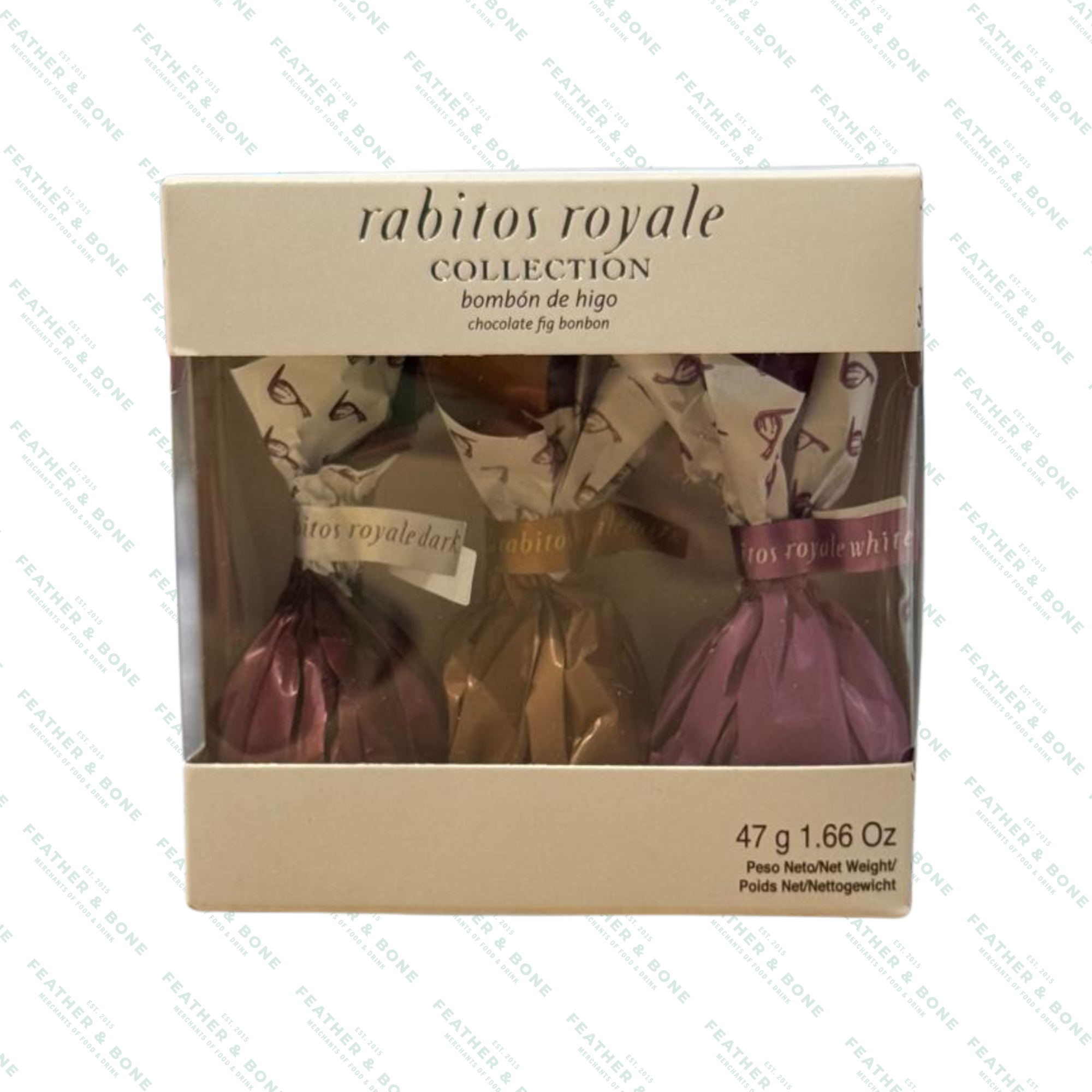 RABITOS ROYALE, Chocolate collection 3PCS 47G