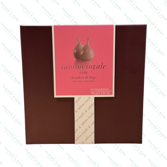 RABITOS ROYALE, ruby chocolate covered fig bonbons 8PCS 142G