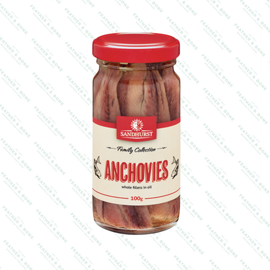 SANDHURST, anchovy fillet in oil 100G