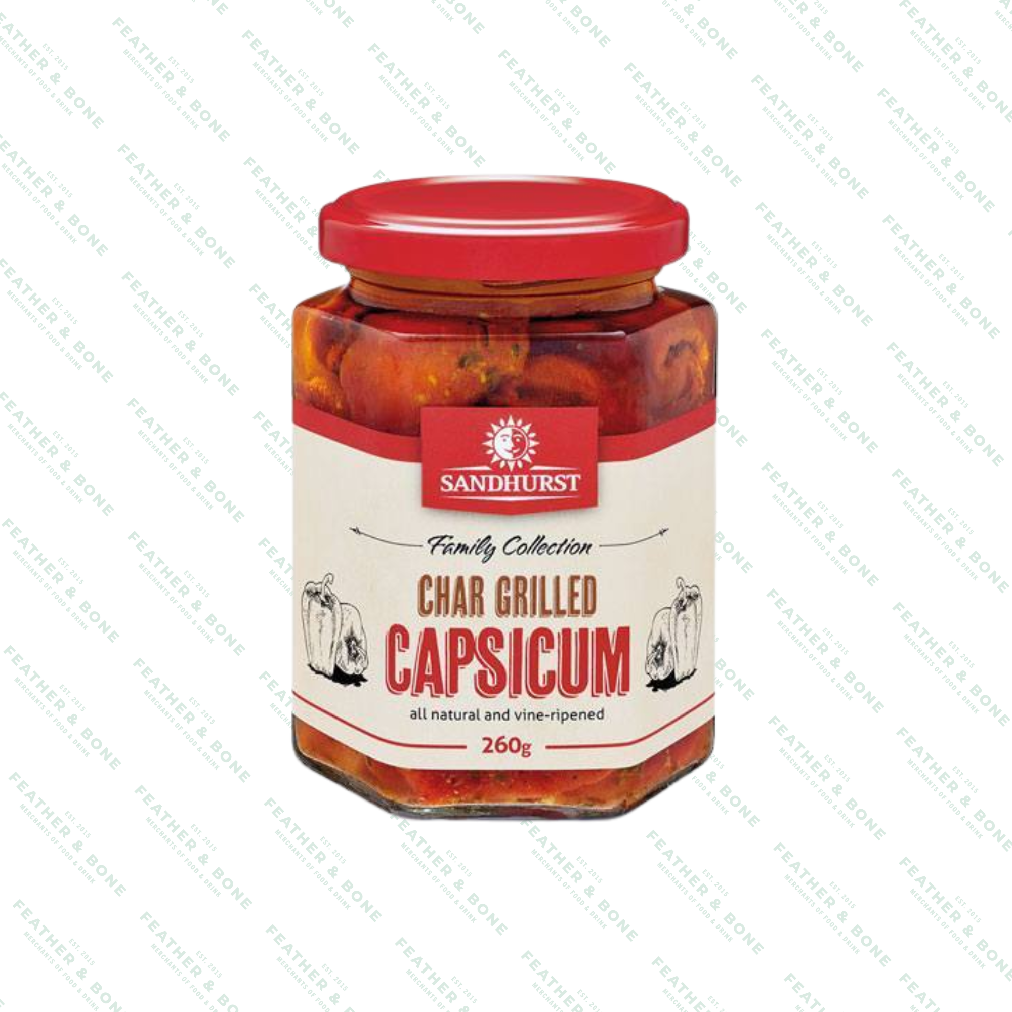 SANDHURST, char grilled capsicum 260G