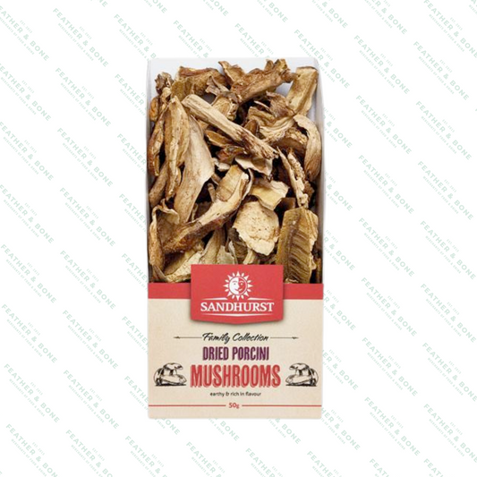 SANDHURST, dried porcini mushroom sliced 50G