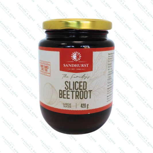 SANDHURST, sliced beetroot glass jar 420G
