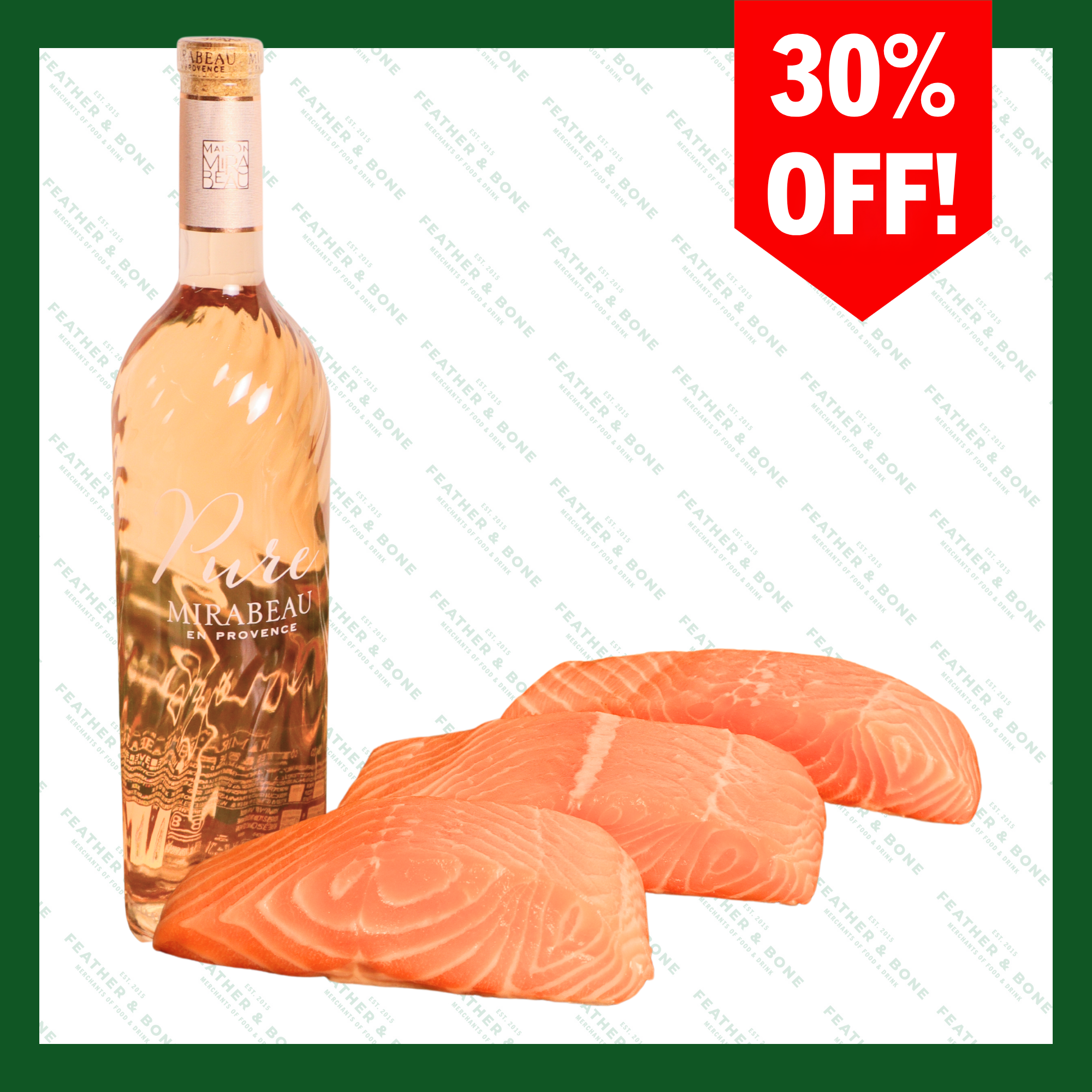 Salmon x Rosé Combo Special