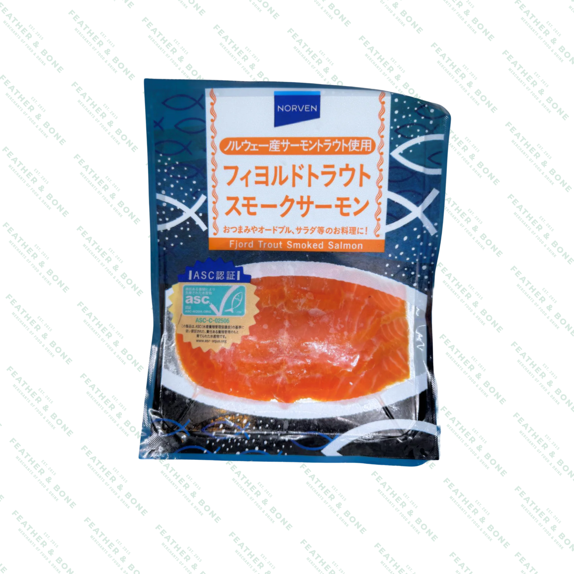 Smoked Trout Salmon Sliced 70g (Frozen)