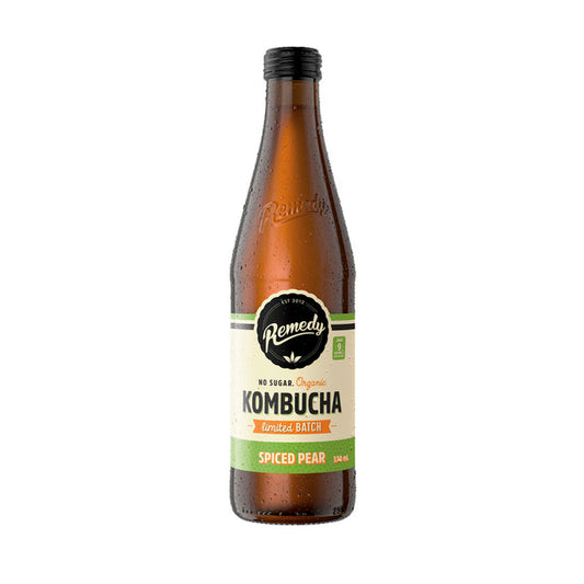 Remedy Organic Kombucha Spiced Pear 330ml