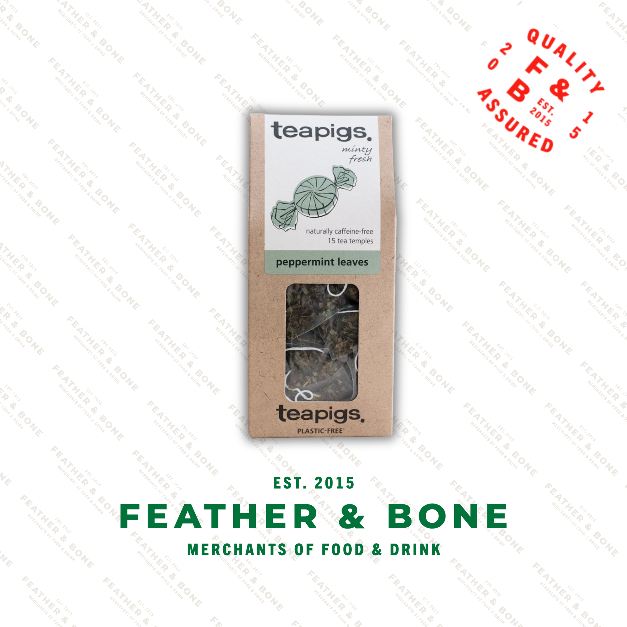 TEAPIGS, peppermint (15 teabags)