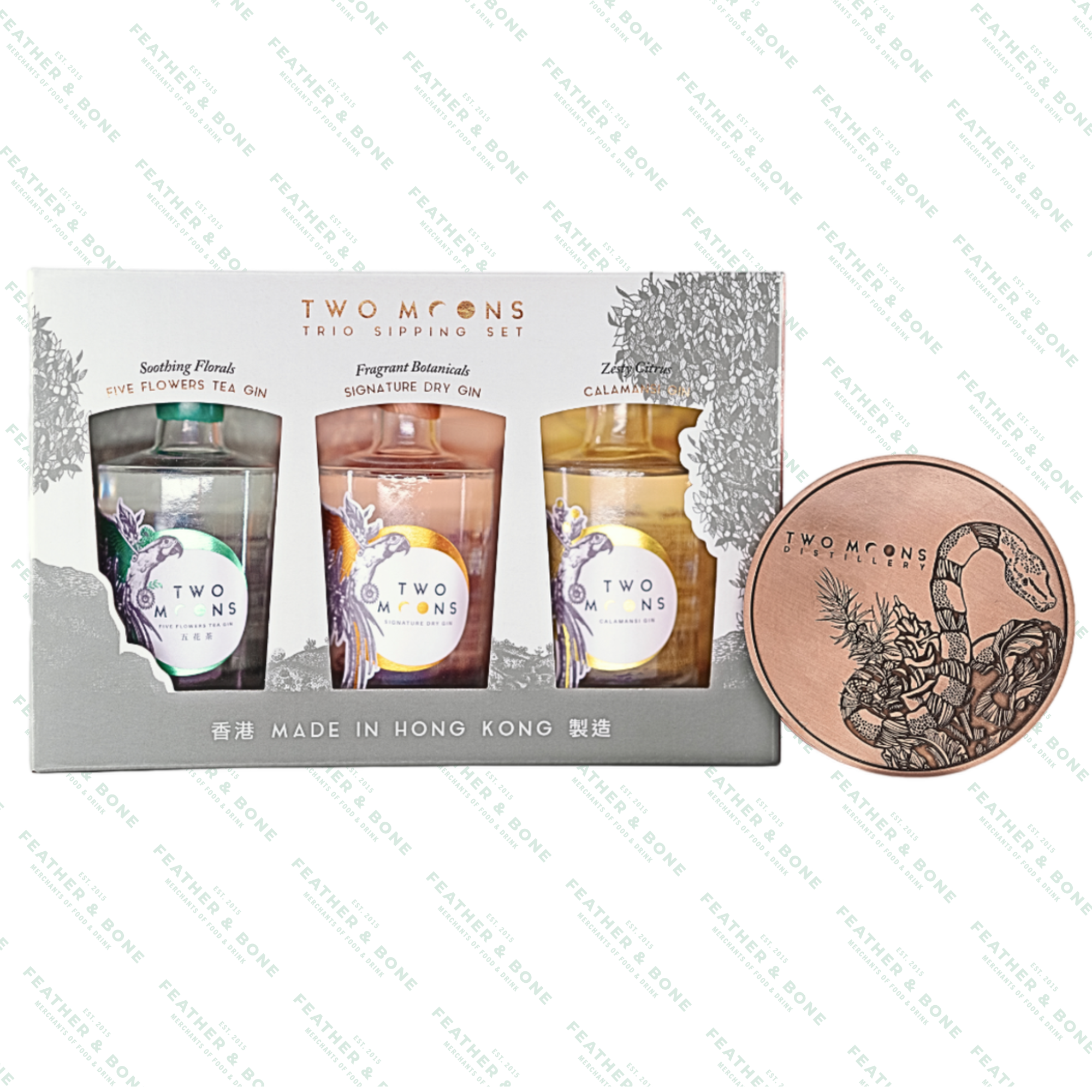 TWO MOONS, trio tasting set