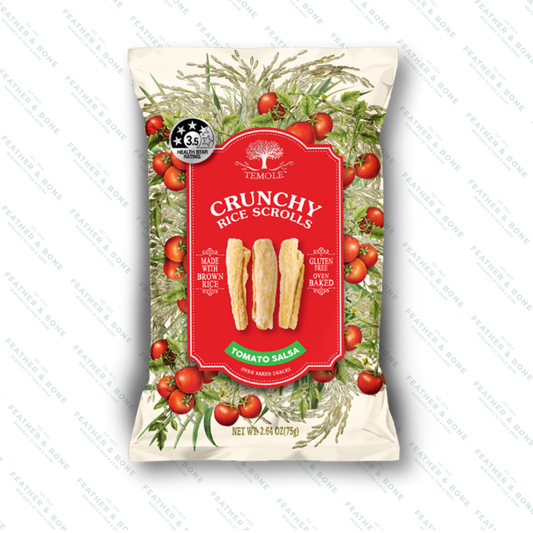 Temole, Crunchy Rice Scrolls Tomato Salsa 75g