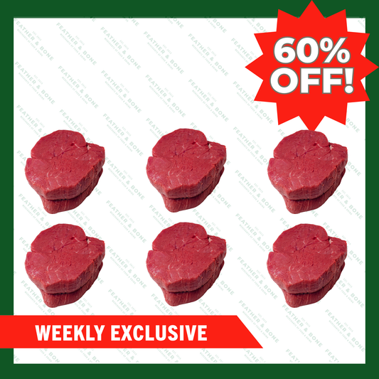 WEEKLY DEAL! Australian, Grass-Fed Tenderloin 200g x 6 (Chilled) (Online Exclusive)