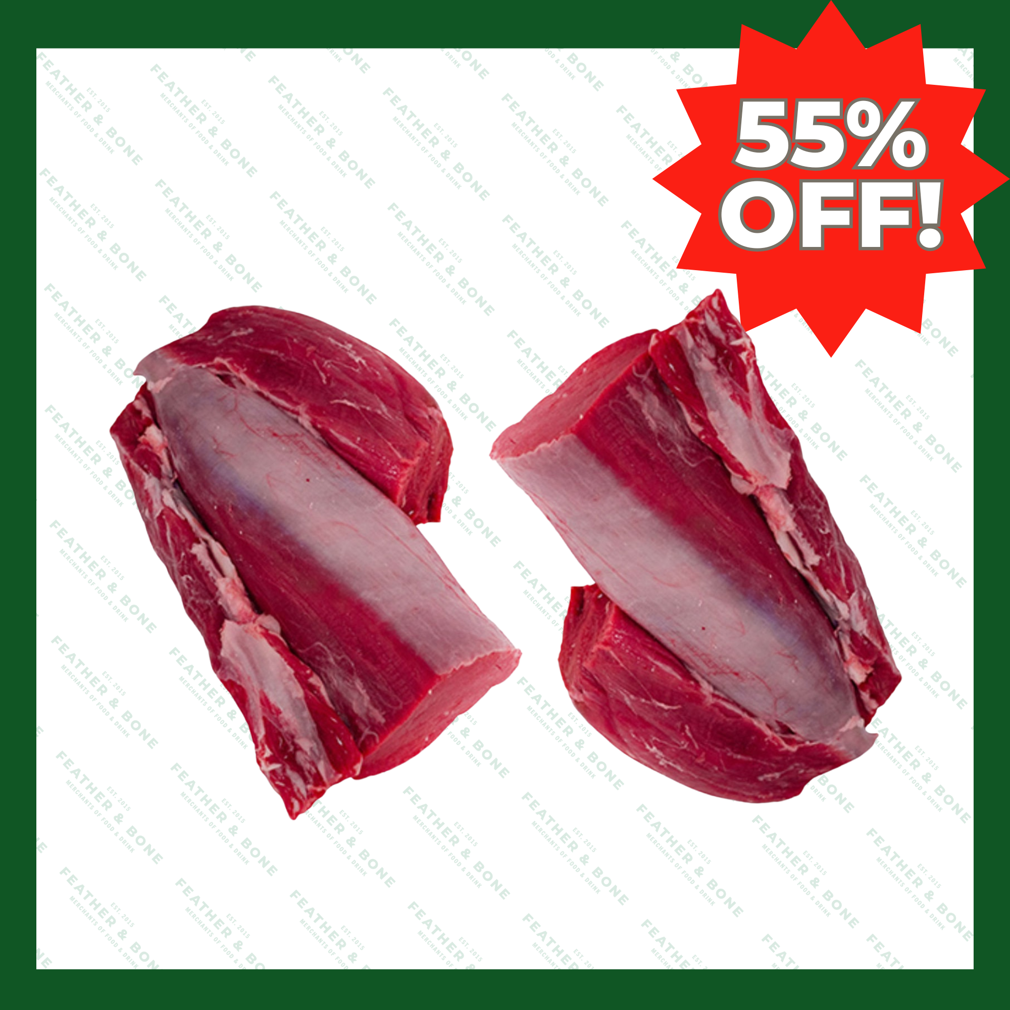 Australian Grass Fed Tenderloin Butt (Frozen) (Untrimmed) 1.7 - 2KG