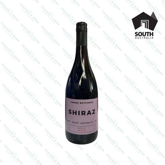 Three Butchers Shiraz 750ml (Retail)