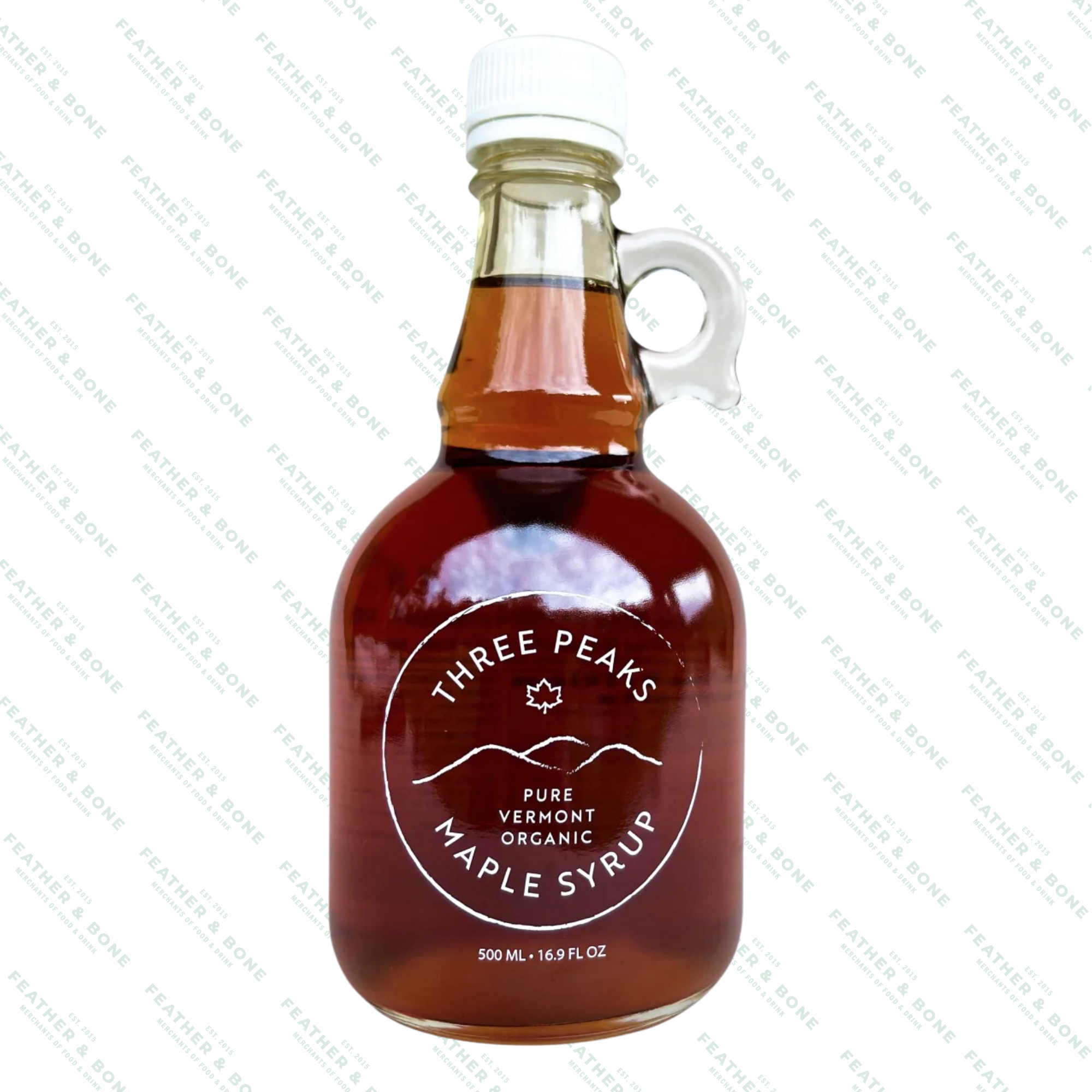 VERMONT THREE PEAKS, maple syrup 16.9