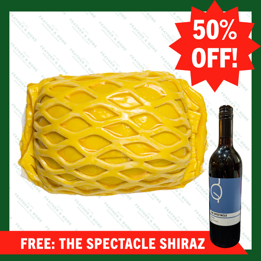 Beef Wellington 800g x 1 + The Spectacle Shiraz 750ml x 1