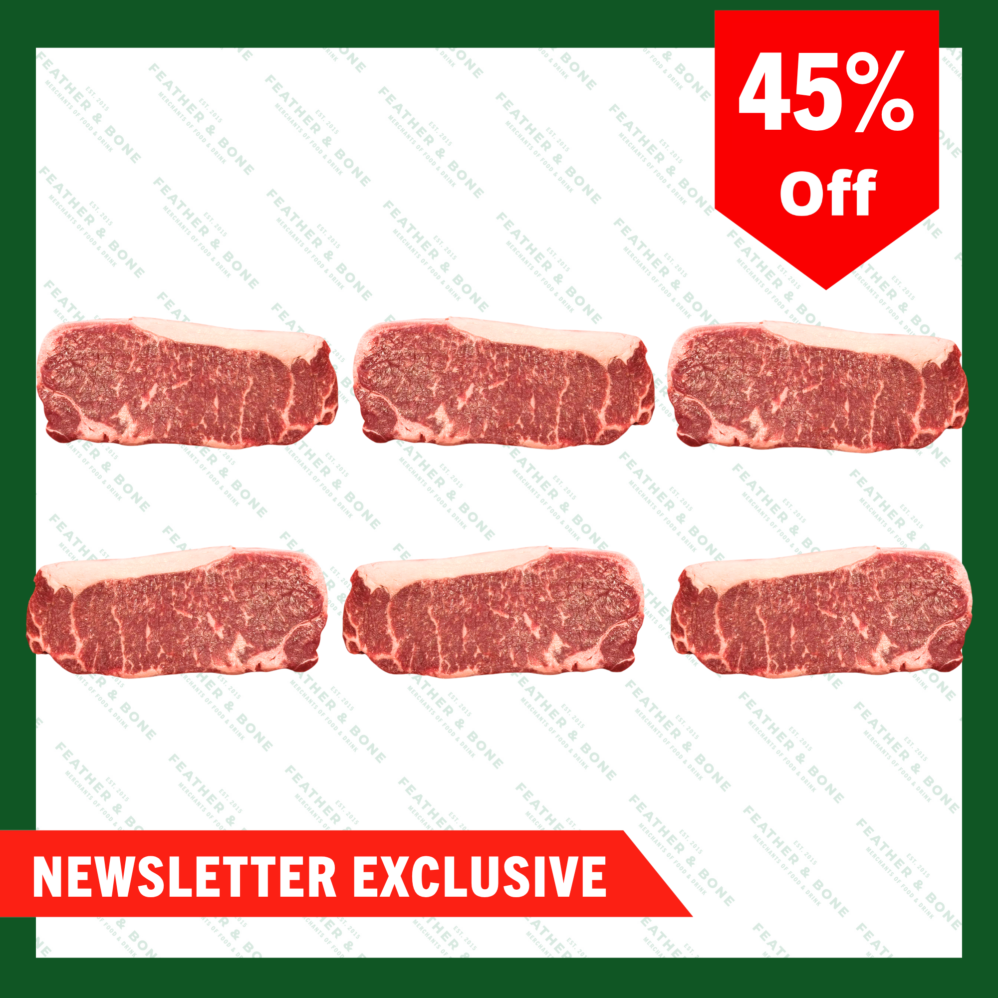 Australian Wagyu Sirloin M4-5 350g x 6 (Chilled ) (Online Exclusive)