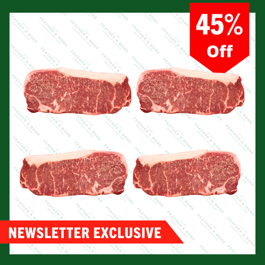 Australian Wagyu Sirloin M4-5 350g x 4 (Chilled ) (Online Exclusive)