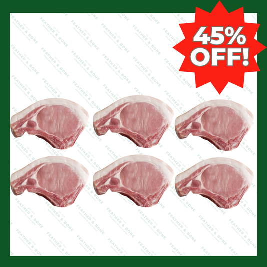 Australian Bone-in Pork Chop 200-250g x 6 (Chilled) (Online Exclusive)