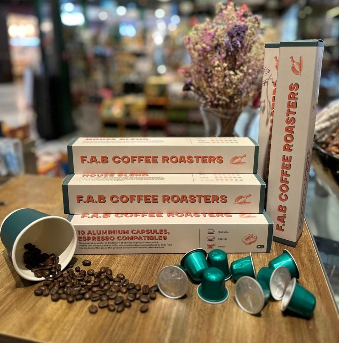 F.A.B Coffee Roasters House Blend 10 Capsules