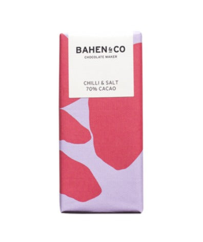 Bahen & Co Dark Chocolate Chili & Salt 70% Cacao 75g