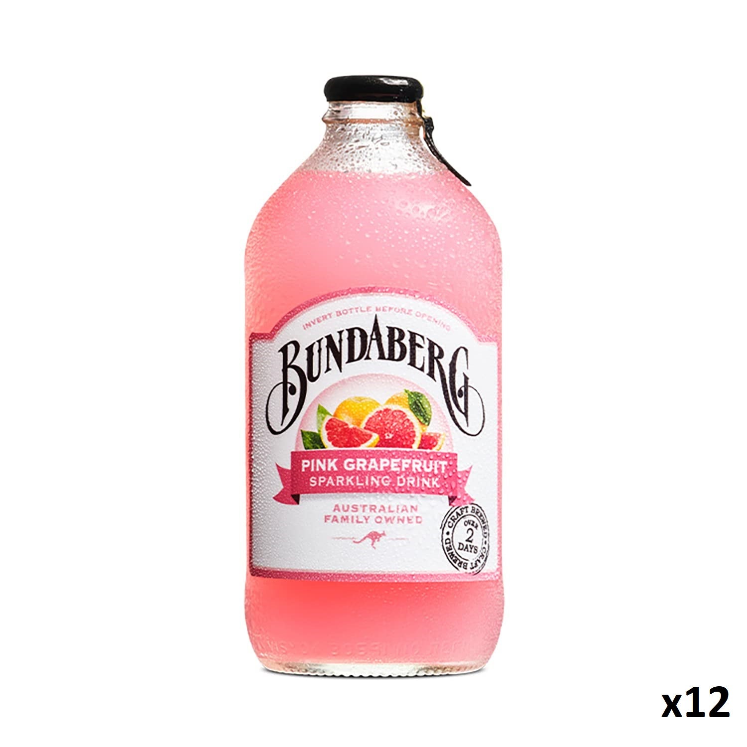Bundaberg Pink Grapefruit 375ml x12