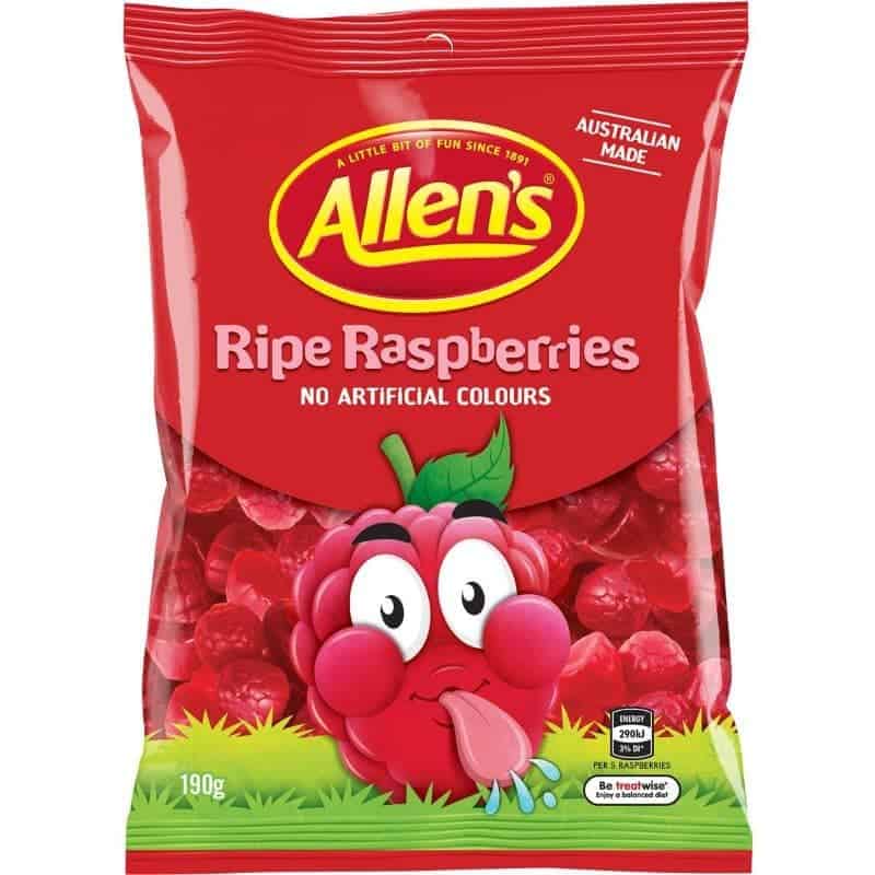 Allen's Ripe Raspberries 190g