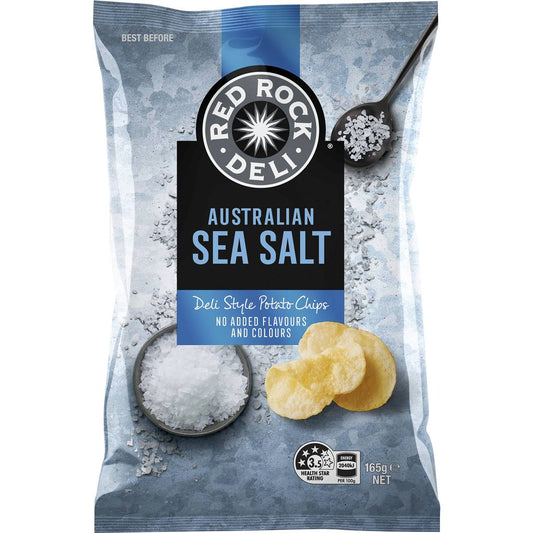 Red Rock Deli Potato Chips Sea Salt