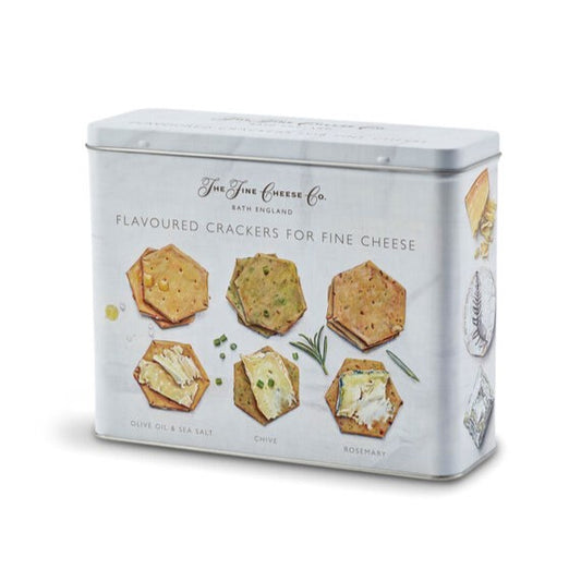The Fine Cheese Co. Flavoured Crackers for Fine Cheese Tin 375g