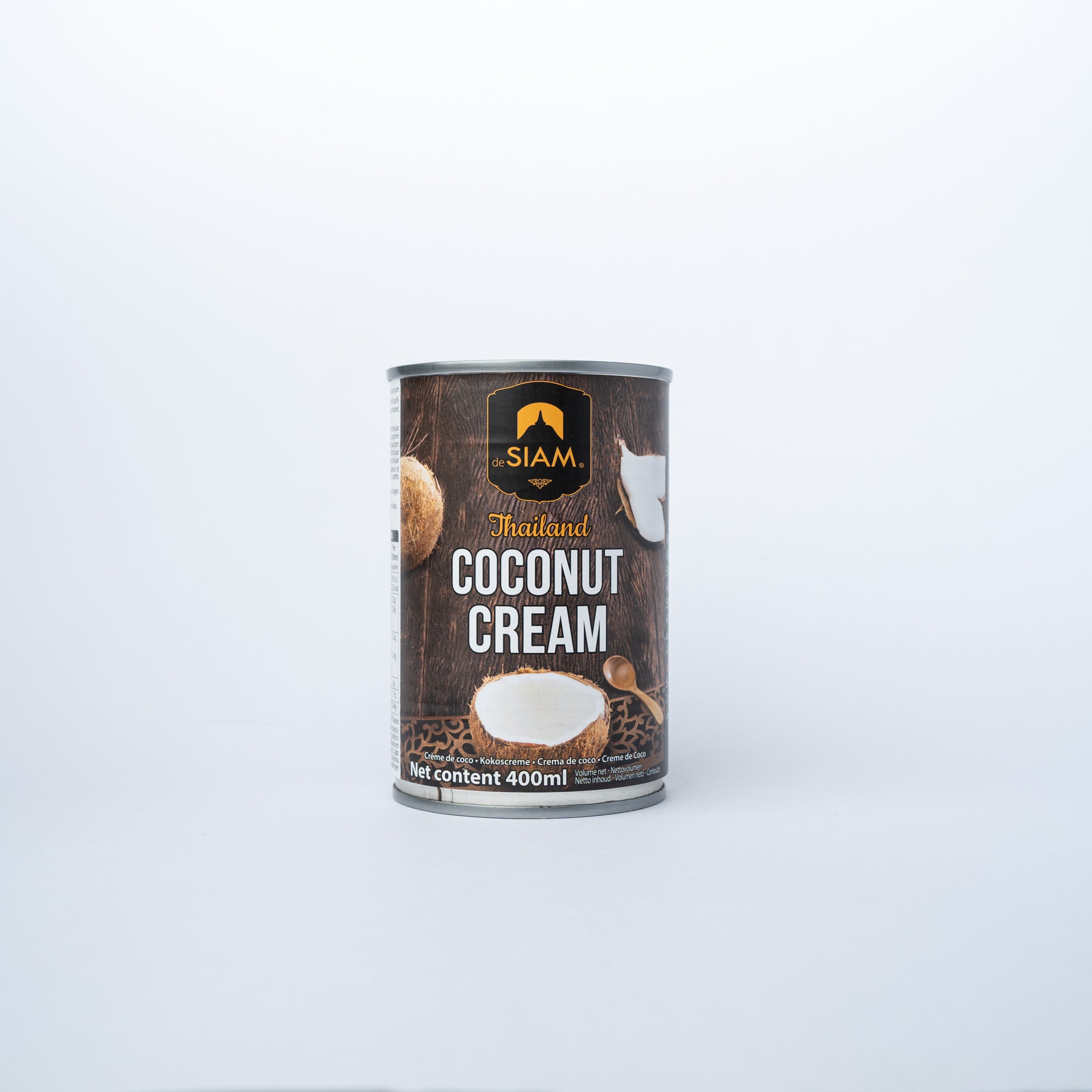 A 400g can of 	 deSiam Coconut Cream.