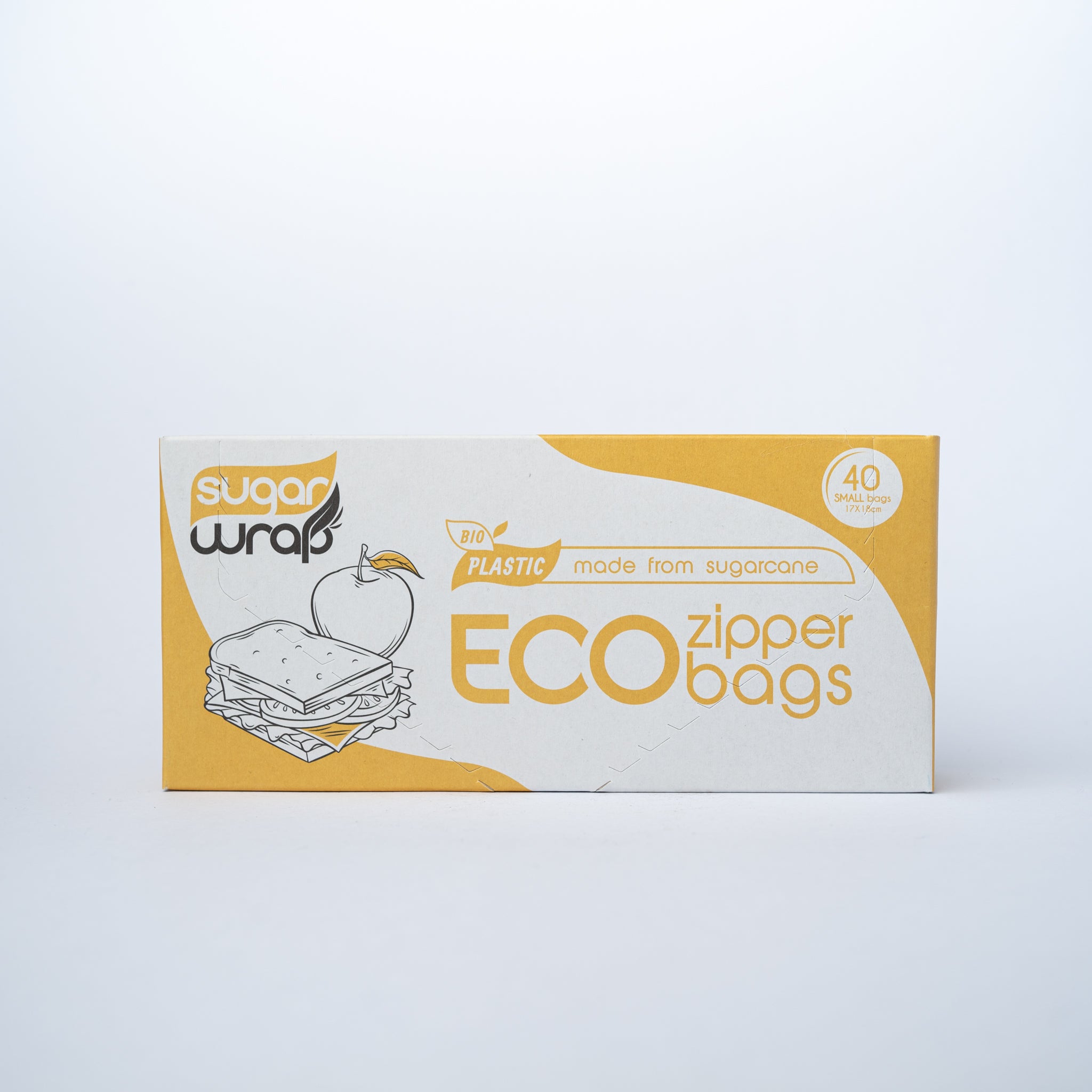 SugarWrap Eco Zipper Bags 40 Small Bags