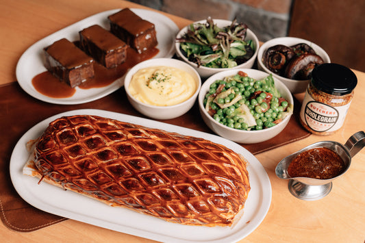 Cooked Beef Wellington Bundle (Feeds 3-4 People)