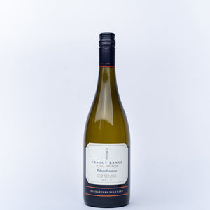A 750ml bottle of Craggy Range Chardonnay white wine.