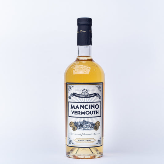 A bottle of Mancino Bianco Ambrato Vermouth 750ml.