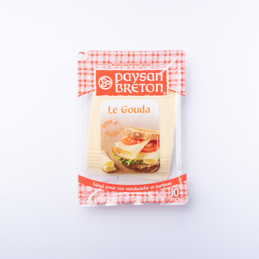 Paysan Breton Sliced Gouda cheese.