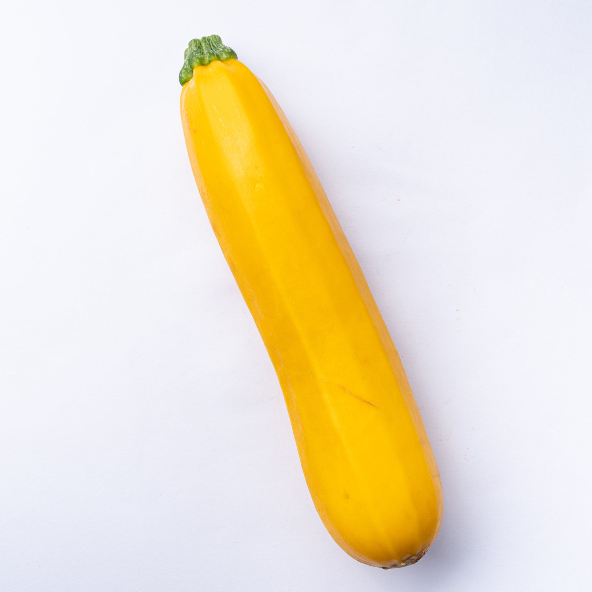 A yellow zucchini.