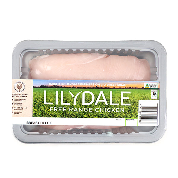 Lilydale Chicken Breast Fillet 500-600g