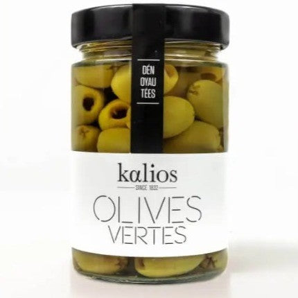 Kalios Chalkidiki Pitted Green Olives In Brine 310g