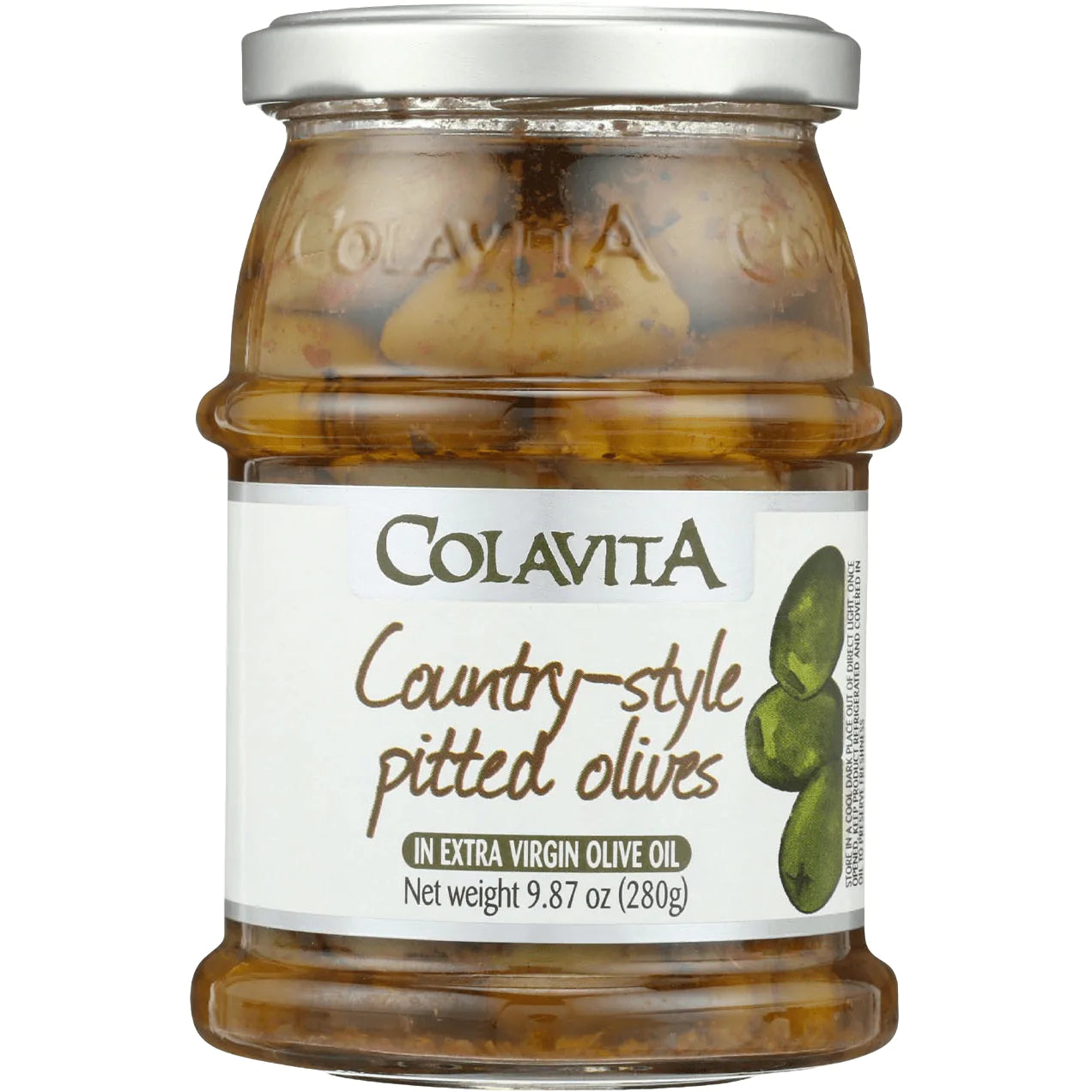 Country-Style Olives in Extra Virgin Olive Oil 280g