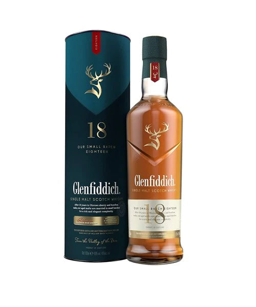 Glenfiddich 18Y Single Malt Scotch Whiskey 70CL