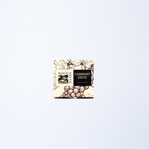 A box of Maggie Beer Cabernet Paste 100g.